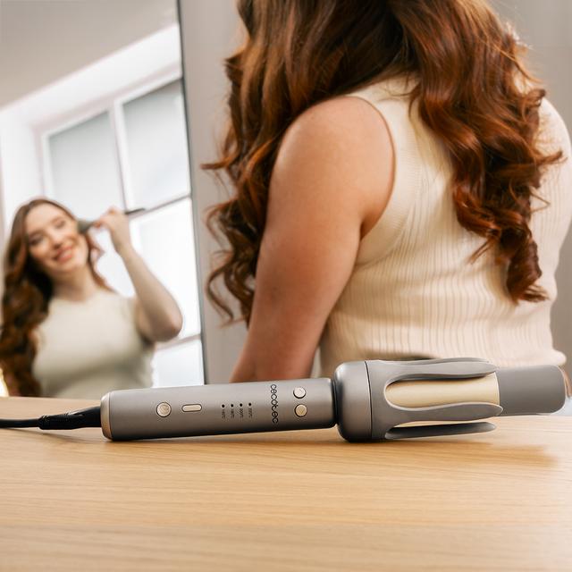 SurfCare Magic Waves Style Rizador de Pelo Automático con revestimiento de Cerámica y Turmalina, 32mm, 4 Temperaturas ajustables, Punta Fría, Apagado Automático, Cable Giratorio