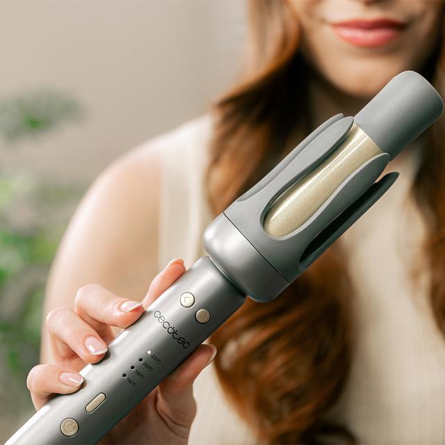 SurfCare Magic Waves Style Rizador de Pelo Automático con revestimiento de Cerámica y Turmalina, 32mm, 4 Temperaturas ajustables, Punta Fría, Apagado Automático, Cable Giratorio