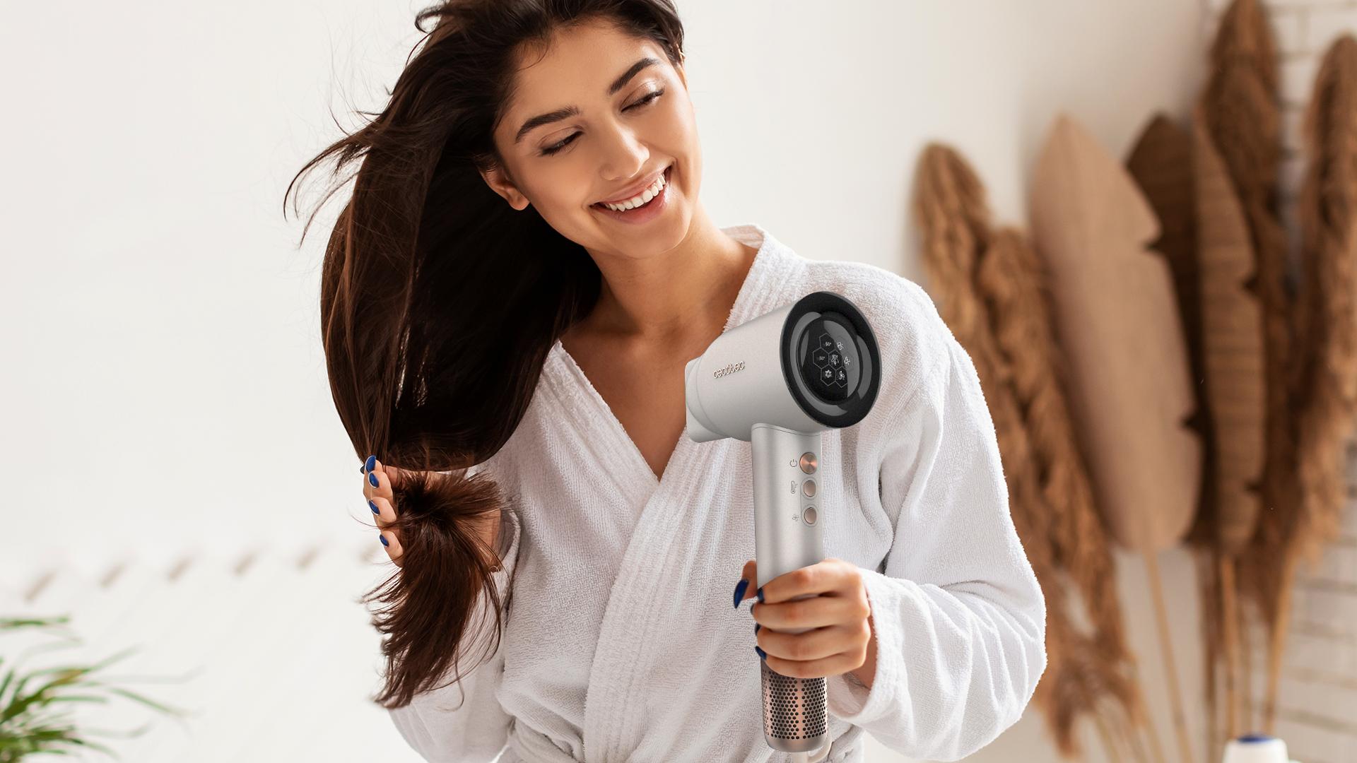 Esqueça o barulho do secador de cabelo