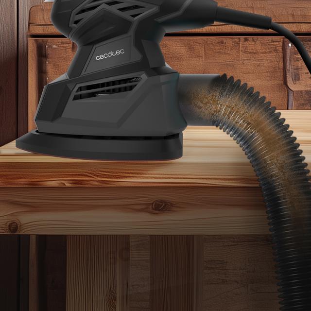 PerfectSurface 125 Delta EasyGo Ponceuse d'une puissance de 130 W. 13.500 tr/min. Design Delta. Accessoire FingerDetail et sac de transport. 12 rechanges inclus. Connexion à l'aspirateur et sac de collecte de poussière. Câble de 2 mètres.