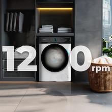 Bolero DressCode 6110 Inverter Lavadora de 6 kg de capacidad y 1200 rpm, 11 programas, Clase A-10%, Motor Inverter Plus, Steam Max, Drum Clean, Programa rápido 15', Delay Start y KidLock.