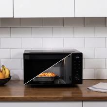 Proclean 6140 Flatbet Door Micro-ondas digital com botões tácteis e botão 23L e 800W com grill de 1000W.