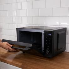 Proclean 6140 Flatbet Door Micro-ondas digital com botões tácteis e botão 23L e 800W com grill de 1000W.