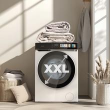 Bolero DressCode 8970 Direct Drive Lavadora de 8 kg color blanco y clase A, con motor Direct Drive y  1400 rpm, 11 programas, pantallaFullColor, puerta XXL y función vapor SteamMax, Spa Care, Soil Level, Delay End, My Fav, luz interior, Drum Clean Plus y Stop&Go