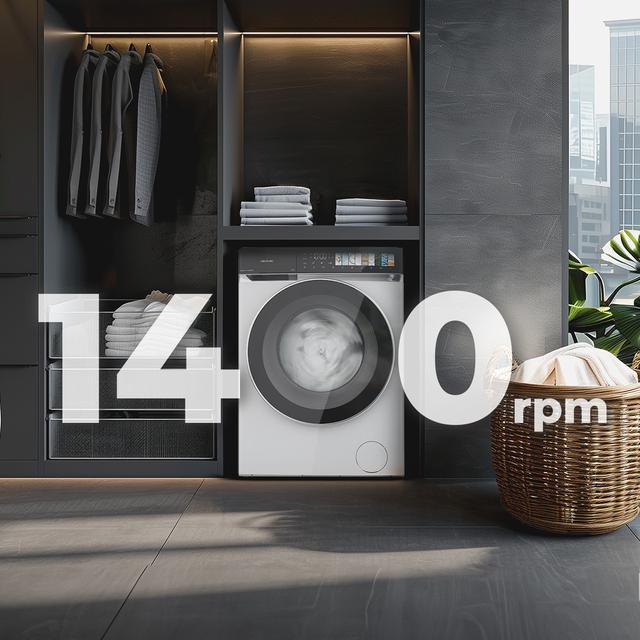 Bolero DressCode 8970 Direct Drive Lavadora de 8 kg color blanco y clase A, con motor Direct Drive y  1400 rpm, 11 programas, pantallaFullColor, puerta XXL y función vapor SteamMax, Spa Care, Soil Level, Delay End, My Fav, luz interior, Drum Clean Plus y Stop&Go