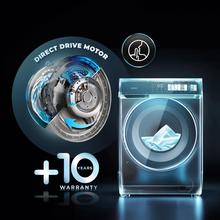 Bolero DressCode 8970 Direct Drive Steel Lavadora de 8 kg color steel y clase A, con motor Direct Drive y  1400 rpm, 11 programas, panel de control FullColor, puerta XXL y función vapor SteamMax, Spa Care, Soil Level, Delay End, My Fav, luz interior, Drum Clean Plus y Stop&Go