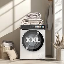 Bolero DressCode 9970 Direct Drive Lavadora de 9 kg color blanco y clase A, con motor Direct Drive y  1400 rpm, 11 programas, pantallaFullColor, puerta XXL y función vapor SteamMax, Spa Care, Soil Level, Delay End, My Fav, luz interior, Drum Clean Plus y Stop&Go