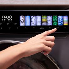 Bolero DressCode 9970 Direct Drive Steel Lavadora de 9 kg color steel y clase A, con motor Direct Drive y  1400 rpm, 11 programas, pantalla FullColor, puerta XXL y función vapor SteamMax, Spa Care, Soil Level, Delay End, My Fav, luz interior, Drum Clean Plus y Stop&Go
