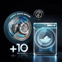 Bolero DressCode 9970 Direct Drive Steel Lavadora de 9 kg color steel y clase A, con motor Direct Drive y  1400 rpm, 11 programas, pantalla FullColor, puerta XXL y función vapor SteamMax, Spa Care, Soil Level, Delay End, My Fav, luz interior, Drum Clean Plus y Stop&Go