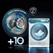 Bolero DressCode 10970 Direct Drive Lavadora de 10 kg color blanco y clase A, con motor Direct Drive y  1400 rpm, 11 programas, pantalla FullColor, puerta XXL y función vapor SteamMax, Spa Care, Soil Level, Delay End, My Fav, luz interior, Drum Clean Plus y Stop&Go