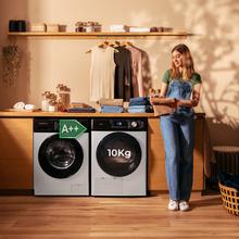 Bolero Dresscode Dry 10350 Secadora bomba de calor blanca con capacidad de 10kg, clase A++, 14 programas con secado automático y funciones Spa Care, Planchado fácil, Pro Care, 4 niveles de intensidad de secado, tambor inox, Delay Start, Stop&Go, KidLock, accesorio para zapatos y Diamond Care