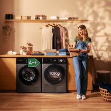 Bolero Dresscode Dry 10350 Steel Secadora bomba de calor steel con capacidad de 10kg, clase A++,  14 programas con secado automático y funciones Spa Care, Planchado fácil, Pro Care, 4 niveles de intensidad de secado, tambor inox, Delay Start, Stop&Go, KidLock, accesorio para zapatos y Diamond Care