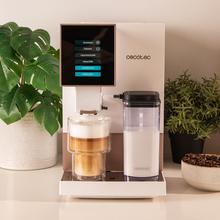 Cremmaet Compactccino White Rose Cafetera superautomática compacta con 19 bares, tanque de leche y sistema Thermoblock.