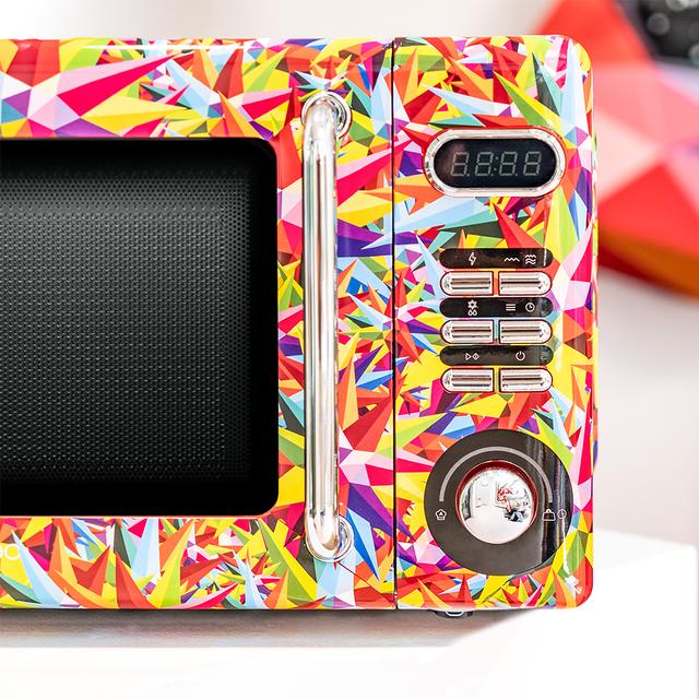 ProClean 5110 Retro Coloring Tech Microondas digital con grill de 20 L y 700 W.