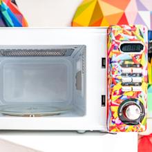 ProClean 5110 Retro Coloring Tech Microondas digital con grill de 20 L y 700 W.