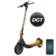 Bongo Serie M30 Connected Coloring Tech Patinete eléctrico con potencia máxima de  700 W y S-Driving System. Con autonomía de hasta 30 km. Certificado por la DGT.