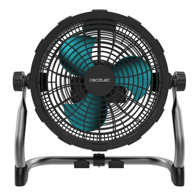 ProIndustry Portable Ventilateur de sol industriel de 10 pouces avec 9 vitesses, batterie de 12000 mAh, sécurité élevée et design solide