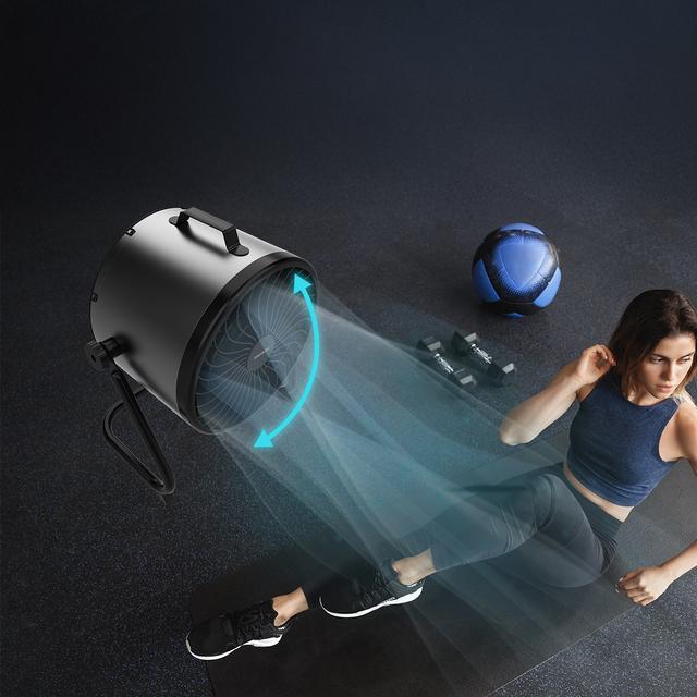 ProIndustry FlowCannon Ventilador de Suelo Industrial de 150W con 3 Velocidades, 1300 RPM, 4800 m³/h, Alta Seguridad y Diseño Robusto