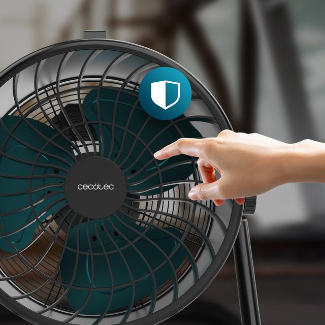 ProIndustry FlowCannon Ventilador de Suelo Industrial de 150W con 3 Velocidades, 1300 RPM, 4800 m³/h, Alta Seguridad y Diseño Robusto
