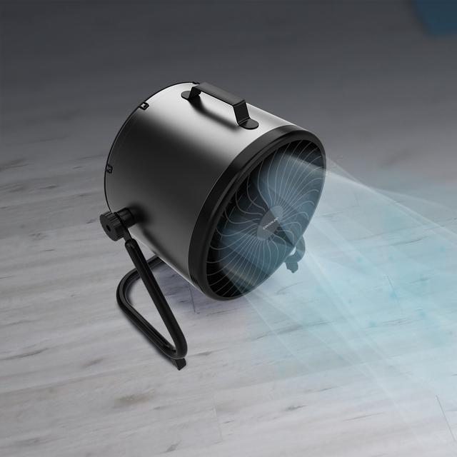 ProIndustry FlowCannon Ventilador de Suelo Industrial de 150W con 3 Velocidades, 1300 RPM, 4800 m³/h, Alta Seguridad y Diseño Robusto