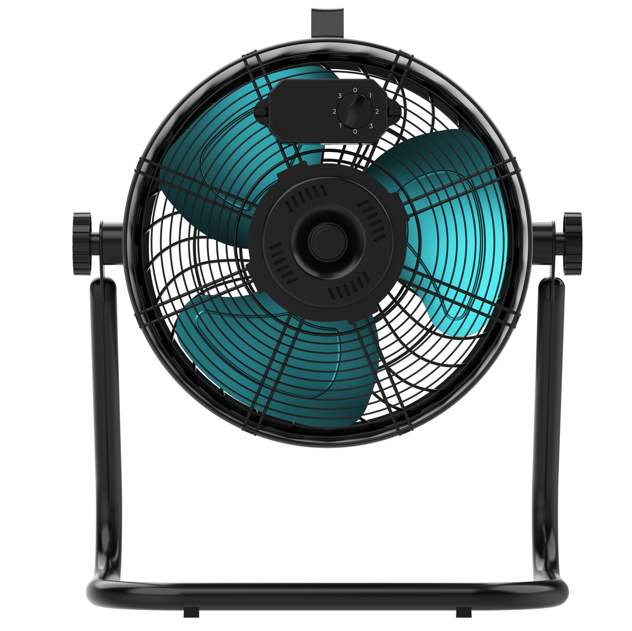 Parte trasera del ventilador Cecotec ProIndustry FlowCannon con selector de velocidades