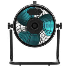ProIndustry FlowCannon Ventilador de Suelo Industrial de 150W con 3 Velocidades, 1300 RPM, 4800 m³/h, Alta Seguridad y Diseño Robusto