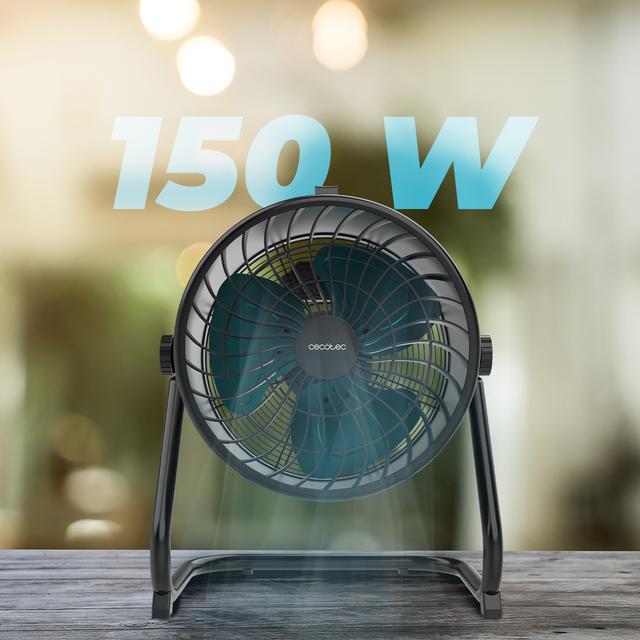 ProIndustry FlowCannon Ventilador de Suelo Industrial de 150W con 3 Velocidades, 1300 RPM, 4800 m³/h, Alta Seguridad y Diseño Robusto