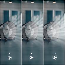 ProIndustry 2000 Ventilador de Suelo Industrial de 20” con Potencia de 120 W, 3 Velocidades, Aspas de Aluminio, Alta Seguridad y Fácil Transporte