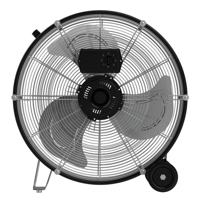 ProIndustry 2000 Ventilador de Suelo Industrial de 20” con Potencia de 120 W, 3 Velocidades, Aspas de Aluminio, Alta Seguridad y Fácil Transporte