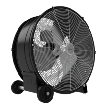 ProIndustry 2000 Ventilador de Suelo Industrial de 20” con Potencia de 120 W, 3 Velocidades, Aspas de Aluminio, Alta Seguridad y Fácil Transporte