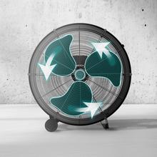 ProIndustry 2400 Ventilador de Suelo Industrial de 24” con Potencia de 180 W, 3 Velocidades, Aspas de Aluminio, Alta Seguridad y Fácil Transporte