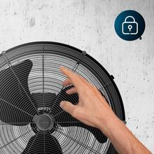 ProIndustry 2400 Ventilador de Suelo Industrial de 24” con Potencia de 180 W, 3 Velocidades, Aspas de Aluminio, Alta Seguridad y Fácil Transporte