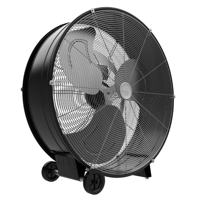 ProIndustry 2400 Ventilador de Suelo Industrial de 24” con Potencia de 180 W, 3 Velocidades, Aspas de Aluminio, Alta Seguridad y Fácil Transporte
