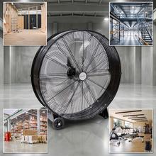 ProIndustry 3000 Ventilador de Suelo Industrial de 30” con Potencia de 240 W, 3 Velocidades, Aspas de Aluminio, Alta Seguridad y Fácil Transporte