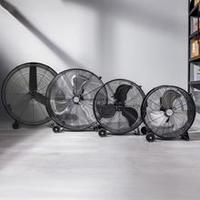 ProIndustry 3000 Ventilador de Suelo Industrial de 30” con Potencia de 240 W, 3 Velocidades, Aspas de Aluminio, Alta Seguridad y Fácil Transporte