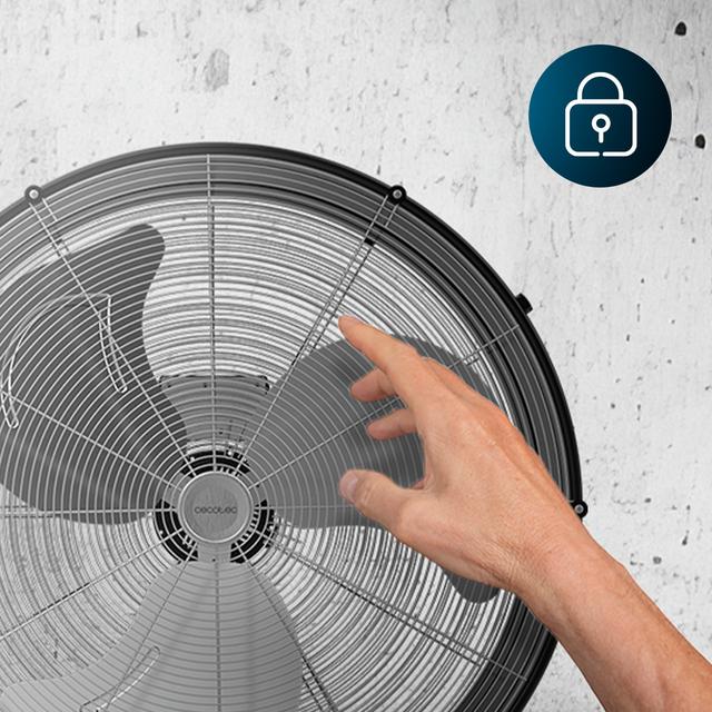 ProIndustry 3000 Ventilador de Suelo Industrial de 30” con Potencia de 240 W, 3 Velocidades, Aspas de Aluminio, Alta Seguridad y Fácil Transporte