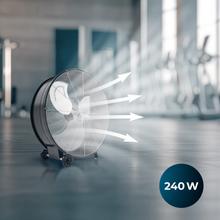 ProIndustry 3000 Ventilador de Suelo Industrial de 30” con Potencia de 240 W, 3 Velocidades, Aspas de Aluminio, Alta Seguridad y Fácil Transporte