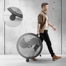 ProIndustry 3000 Ventilador de Suelo Industrial de 30” con Potencia de 240 W, 3 Velocidades, Aspas de Aluminio, Alta Seguridad y Fácil Transporte