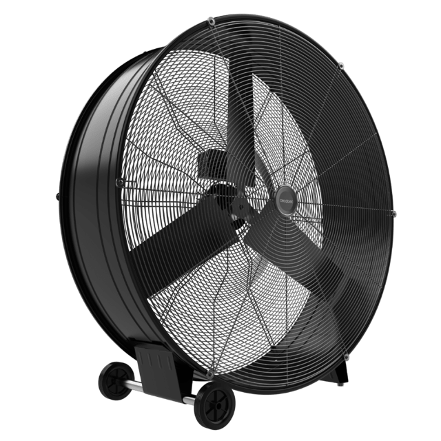 ProIndustry 3600 Ventilador de Suelo Industrial de 36” con Potencia de 360 W, 3 Velocidades, Aspas de Aluminio, Alta Seguridad y Fácil Transporte