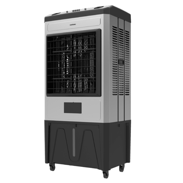 AirIndustry 60000 Climatizzatore industriale da 60L con 6000 m³/h, 200W, 3 velocità, Uso facile e ruote multidirezionali