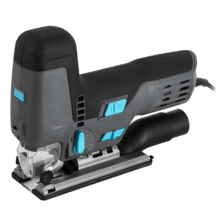 MultiCut 8500 Vision Seghetto alternativo con potenza di 800 W. Taglio pendolare. Piattaforma in alluminio fuso e mandrino senza chiave. Guida laser e luce LED. Cavo da 2 m. Include un righello guida e 8 seghe.