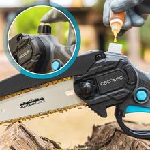 MontanaForce 6000 Hand Sierra de podar 6". Motor sin escobillas, Brushless. Batería 21V. Engrasador a botón. Incluye maletín, cadena extra y set de accesorios.
