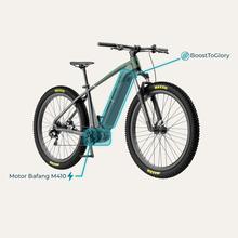 XC Eros Large Descubre la bicicleta eléctrica de montaña diseñada para aventureros. Con ruedas de 29", autonomía de hasta 112 Km, suspensión delantera y frenos hidráulicos Shimano MT200, esta bici es tu aliada perfecta para conquistar cualquier terreno.