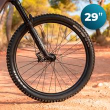 TR AtlasPro Large La bicicleta eléctrica de montaña lleva el rendimiento y la aventura a un nivel completamente nuevo. Con ruedas de 29", una autonomía impresionante gracias a su batería LG de 500Wh, doble suspensión avanzada y frenos hidráulicos Shimano MT410, la TR AtlasPro está diseñada para desafiar cualquier terreno y ofrecerte la mejor experiencia en tus rutas más exigentes.