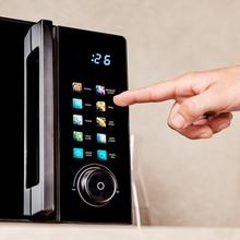 Proclean 6030 Black with colorful screen Microondas digital con botones táctiles de 20L y 700W.