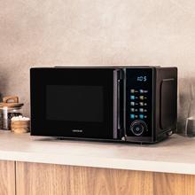 Proclean 6030 Black with colorful screen Microondas digital con botones táctiles de 20L y 700W.