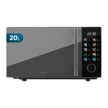 Proclean 6030 Black with colorful screen Microondas digital con botones táctiles de 20L y 700W.