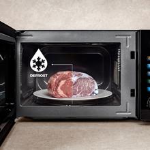 Proclean 6130 Black with colorful screen Microondas digital con botones táctiles de 20L y 700W con grill de 800W.