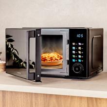 Proclean 6130 Black with colorful screen Microondas digital con botones táctiles de 20L y 700W con grill de 800W.