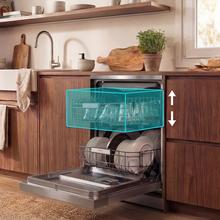 Bolero Aguazero 6320 Inox Lavavajillas 60 cm inox  con 15 servicios, Clase D, 8 Programas, pantalla FullColor XXL, Smart Wash, UV Light, Turbo Dry+, AutoClean, Half Load, Delay Start, ChildLock, bandeja superior ajustable y tercera bandeja
